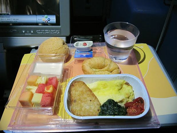 Desayuno Qatar Airways