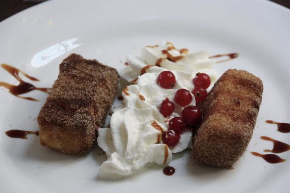 Leche frita Restaurante Mariano Málaga Leche frita Restaurante Mariano Málaga