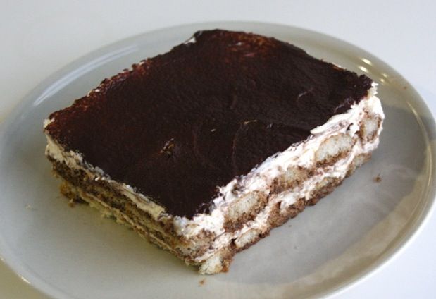 Tiramisú, receta