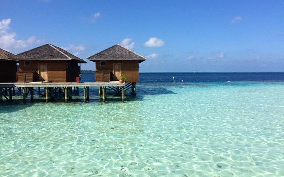 Llegada a Vilamendhoo Island Resort