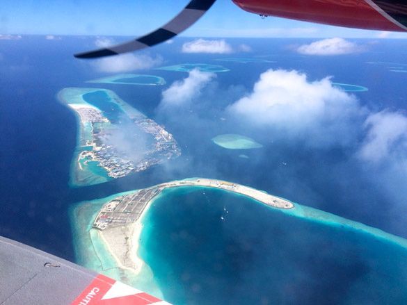 Llegada a Vilamendhoo Island Resort