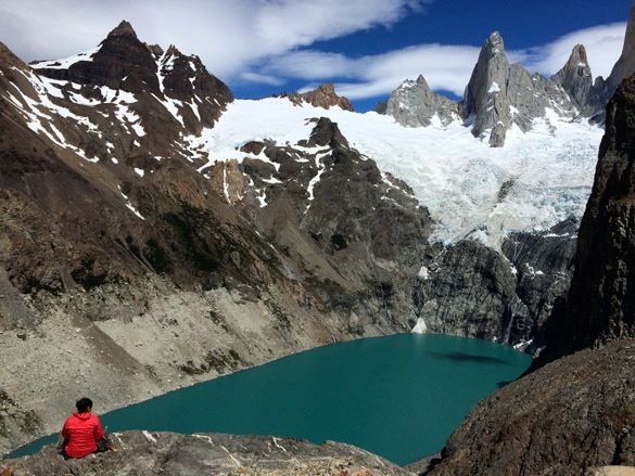 Senda el Pilar a la Laguna de los Tres Senda el Pilar a la Laguna de los Tres