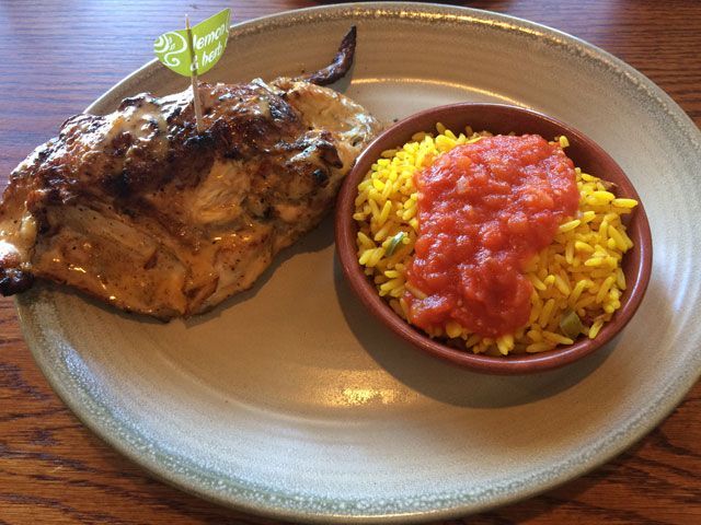 Pollo a la brasa con limon y hiervas del Nandos