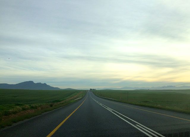 Carretera de Ciudad del Cabo a Namibia
