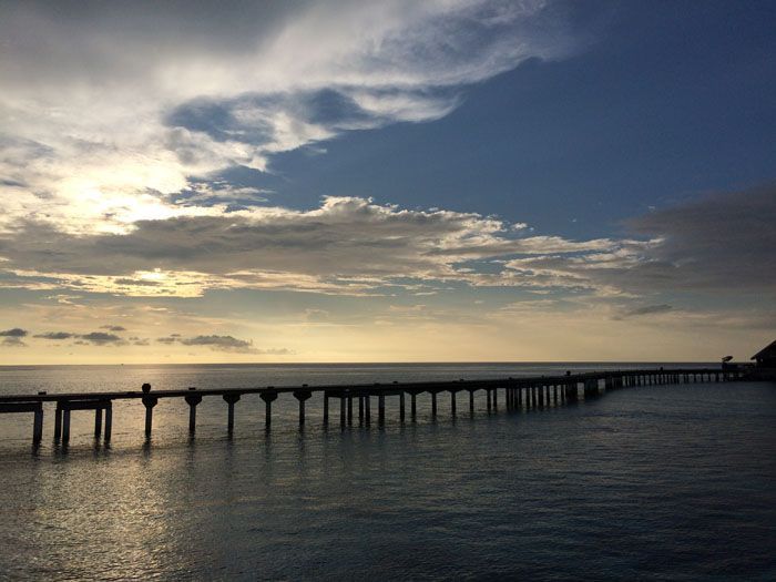 Coco Bodu Hithi Maldivas sunset