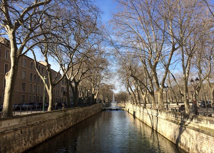 Quai de la Fontaine Nimes