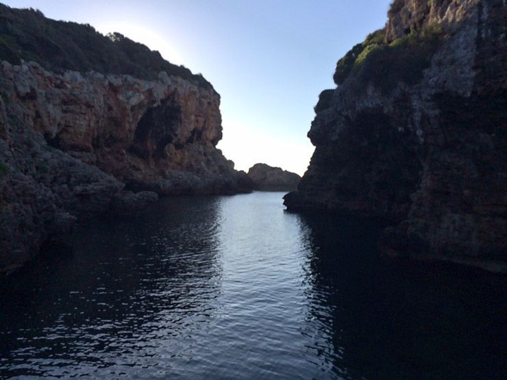 Cala Rafalet Menorca Sendero