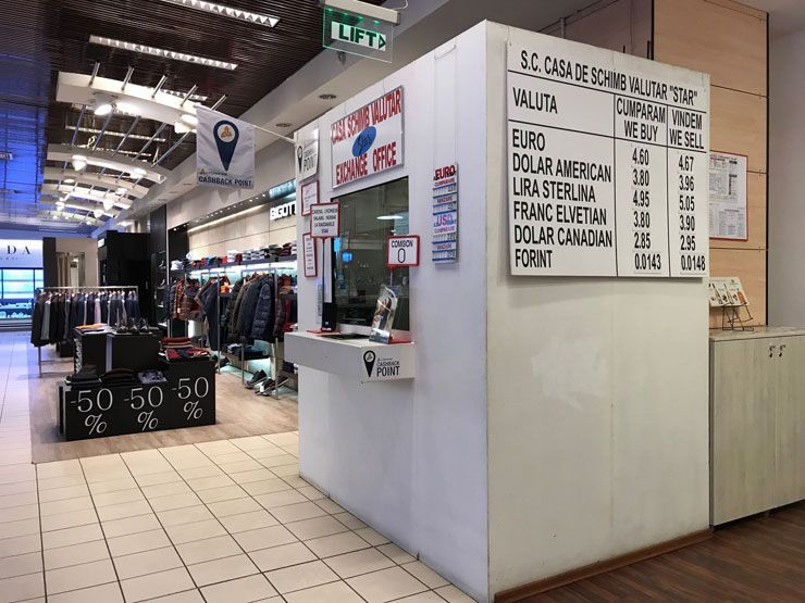Cambiar moneda en Rumania
