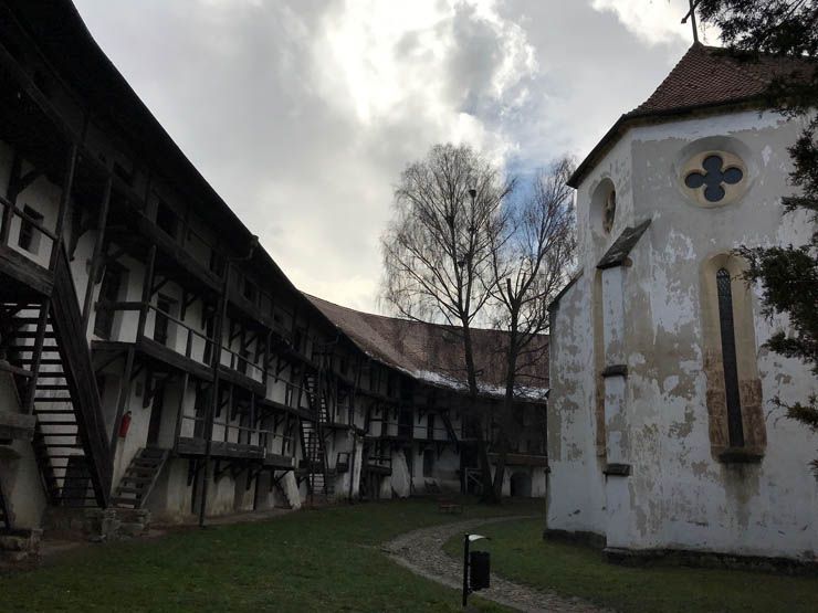 Iglesia fortificada Prejmer Rumania Transilvania