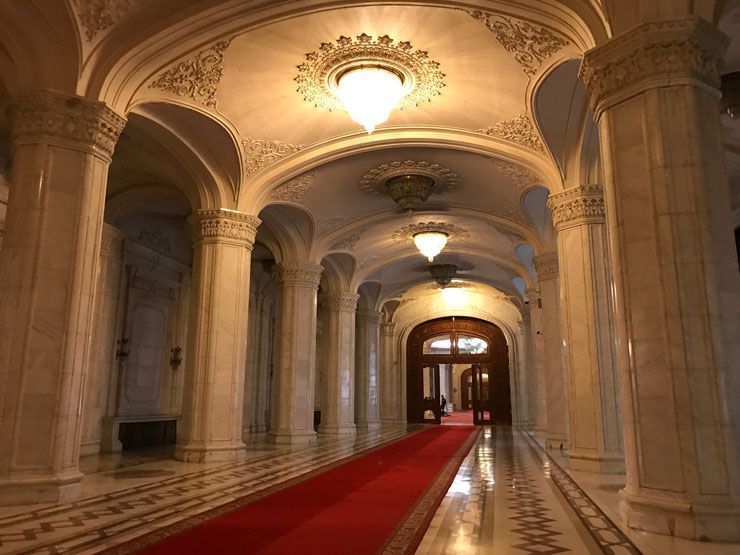 Parlamento Bucarest interior