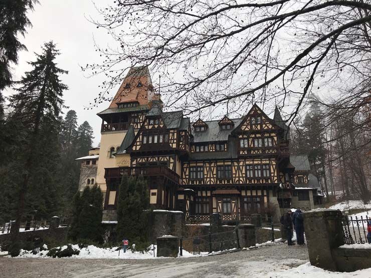 Pelisor Castle exterior RUmania