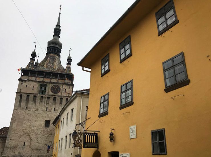 Torre reloj Sighisoara postal