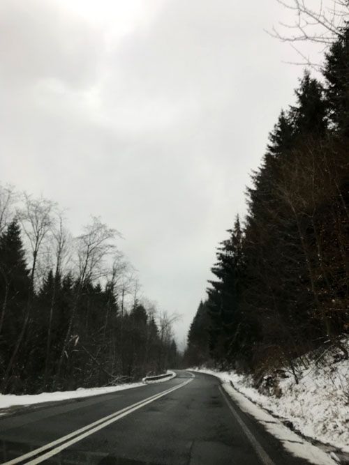 carreteras rumania invierno