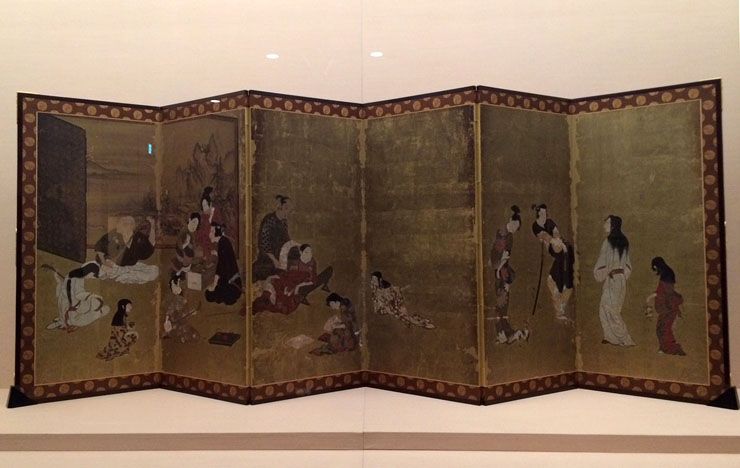 Biombo museo Castillo Hikone Japon