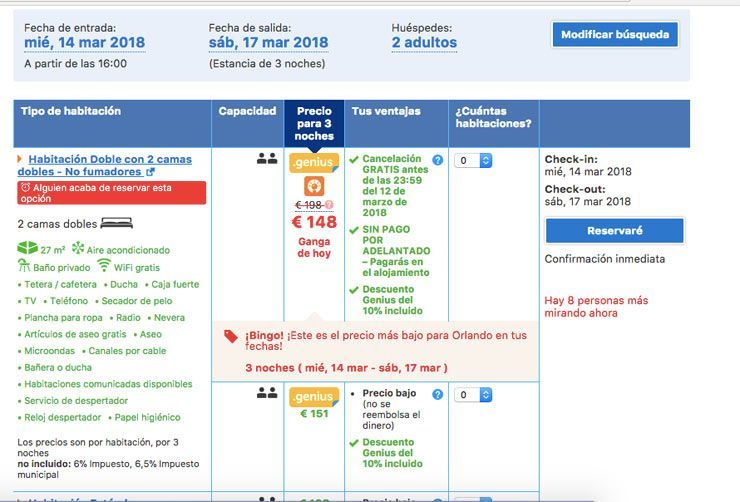 Booking