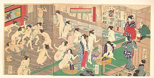 Interior Onsen periodo edo