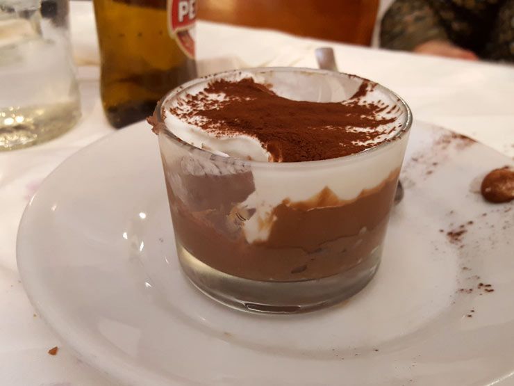 Donde comer bien en Roma Tiramisú