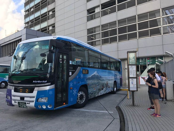Bus Shibuya-Kawaguchiko