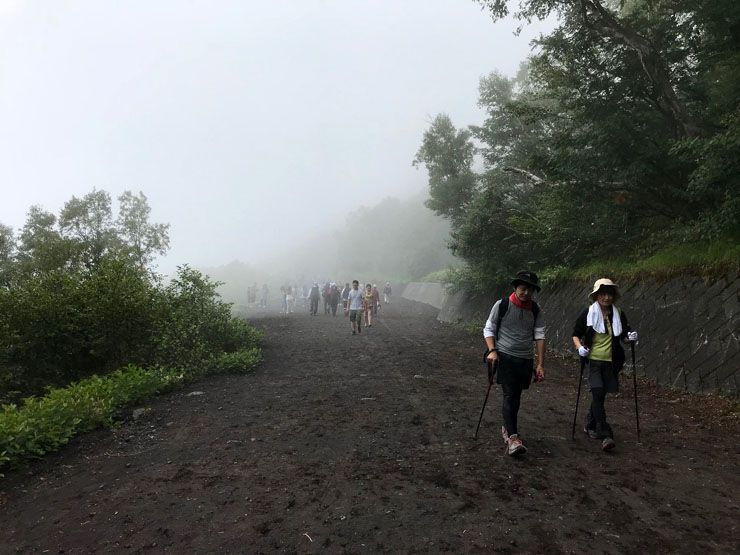 Subir Fuji Yoshida inicio sendero