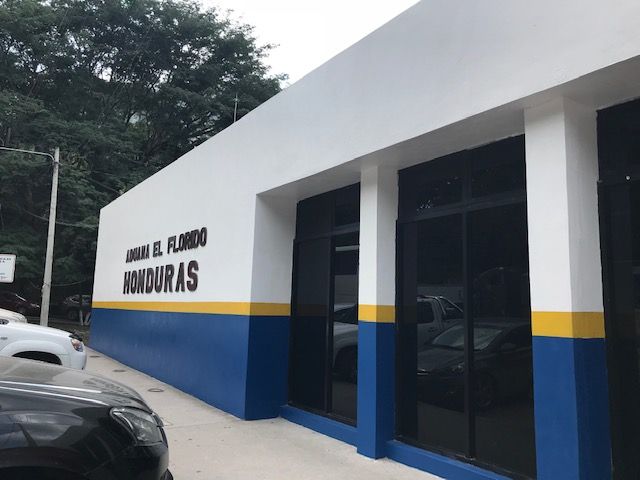 Entrada de la aduana para entrar en Honduras
