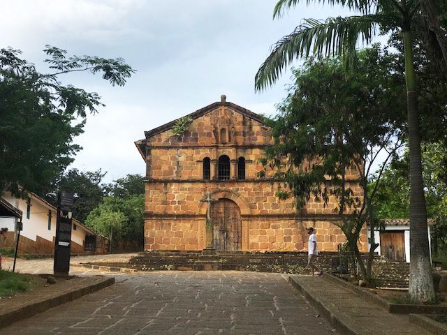 Capilla de Santa Bárbara en Barichara, Colombia.