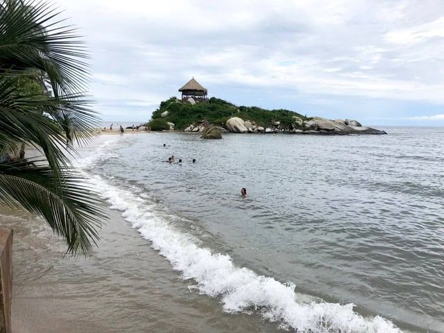 Playa del cabo San Juan del Guía en el parque nacional Tayrona Playa del cabo San Juan del Guía en el parque nacional Tayrona